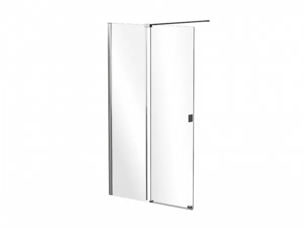 BESCO - Walk-in sprchovací kút VAYO - FARBA rámu - Chróm / Leštený hliník (ALU), Rozmer A - 140, Rozmer C - 200, Smer zatvárania - Univerzálne Ľavé / Pravé, Výplň - Číre bezpečnostné sklo - 8 mm BCVAYO140CC