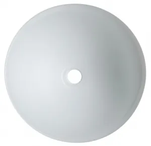TELICA sklenené umývadlo, priemer 42 cm, biela mat TY181W