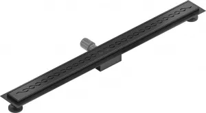 Odtokový žľab nízky MEXEN FLAT BLACK 90 cm - vzor G18