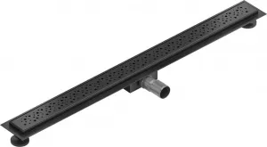 Nízky odtokový žľab MEXEN FLAT BLACK 100 cm - vzor G12