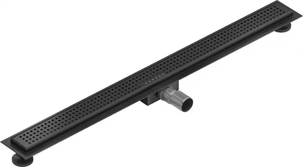 Odtokový žľab nízky MEXEN FLAT BLACK 100 cm - vzor G08