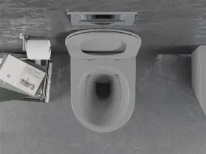 Závesná WC misa MEXEN LENA IV svetlo šedá