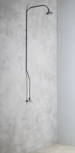 Sprchový stĺp s tlačným ventilom, chróm TEM400