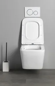 SAPHO - PORTO závesná WC misa, Rimless, 36x52cm, biela PZ102WR