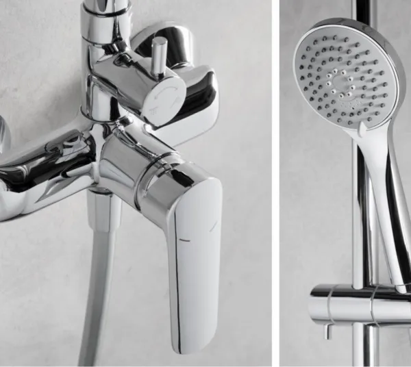 KFA - TANZANIT sprchovací set, chróm 5026-910-00