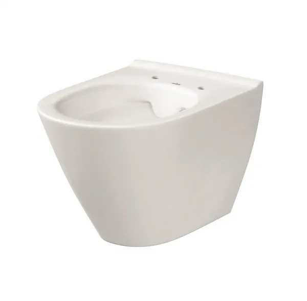 CERSANIT - SET 743 závesná misa CITY OVAL NEW CLEAN ON vrátane sedátka duroplast K701-104