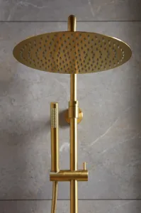 KFA KFA - MOZA PREMIUM termostatický sprchový set, kartáčované zlato 5736-920-31