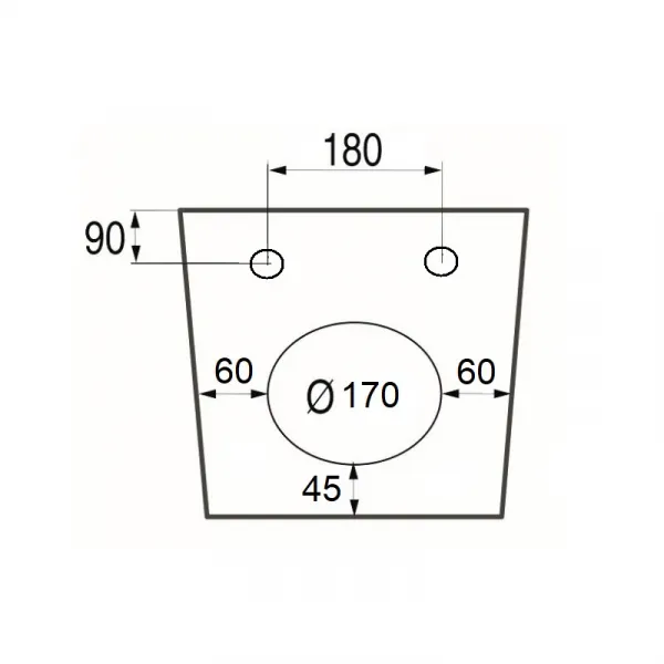 HOPA - Závesný bidet OVALE BASSO II OLKLT1003F