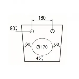 HOPA - Závesný bidet OVALE BASSO II OLKLT1003F