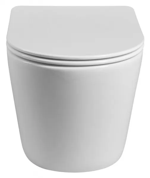 SAPHO - PACO závesná WC misa, Rimless, 36x53cm, biela PZ1012WR