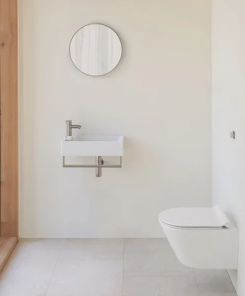 GSI - KUBE X keramické umývadlo 50x25 cm, pravé/ľavé, biela ExtraGlaze 9486111