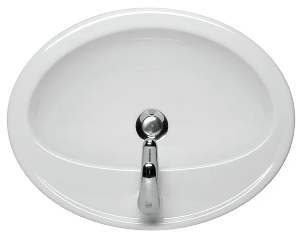 CERSANIT CERSANIT - Zápustné umyvadlo CALLA 54 s otvory pro baterie K11-0096