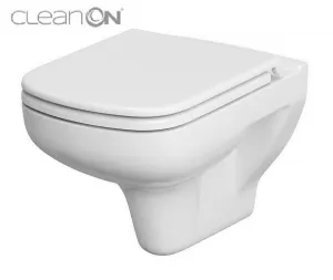 CERSANIT - SET 652 ZÁVESNÁ WC MISA COLOUR NEW CLEANON so sedadlom DUR ANTI Softclose K701-042