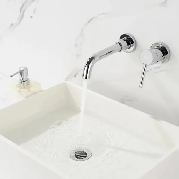 REA - Umývadlová batéria Lungo LONG CHROM + BOX REA-B0369