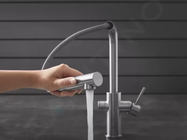GROHE GROHE - Blue Home Drezová batéria Connected, s chladiacim zariadením a filtráciou, supersteel 31539DC0