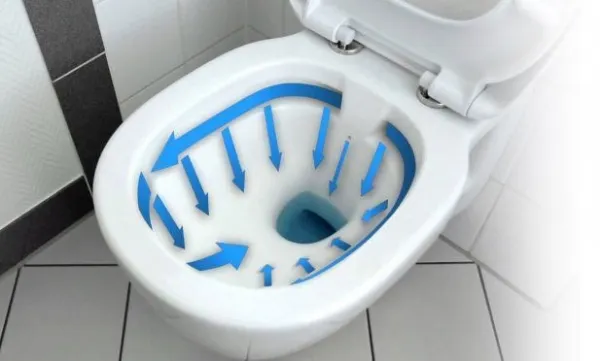 REA - Závesná WC misa vrátane sedátka Carlo Flat Mini Zlatá/čierna REA-C8990