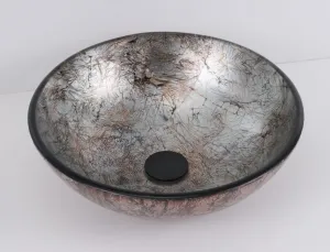 OLSEN SPA - Sklenené umývadlo na dosku UTRECHT 42×13 cm OLKLTG319