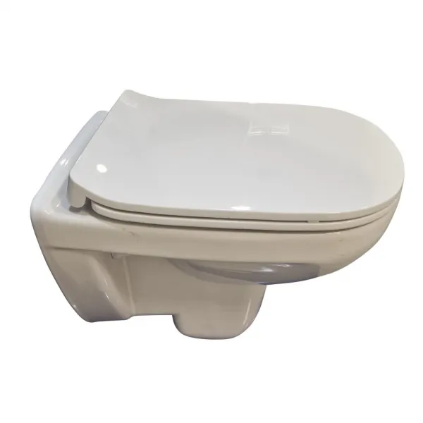 PRIM predstenový inštalačný systém bez tlačidla + WC bez oplachového kruhu Edge + SEDADLO PRIM_20/0026 X EG1