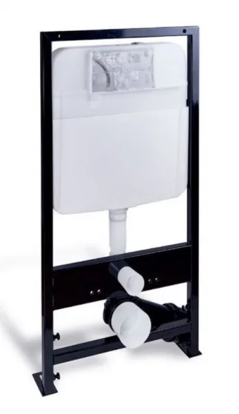 PRIM předstěnový instalační systém s chromovým tlačítkem 20/0041 + WC Ideal Standard Tesi so sedadlom SoftClose, AquaBlade PRIM_20/0026 41 TE1