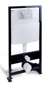 PRIM předstěnový instalační systém s chromovým tlačítkem 20/0041 + WC Ideal Standard Tesi so sedadlom SoftClose, AquaBlade PRIM_20/0026 41 TE1