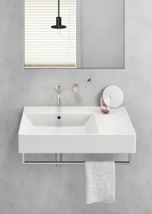 GSI - KUBE X keramické umývadlo 80x47cm, s odkladacou plochou vpravo, biela ExtraGlaze 9456111