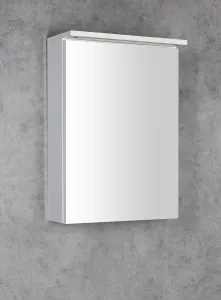 AQUALINE - KAWA STRIP Galérka s LED osvetlením 50x70x22cm, biela WGL50S