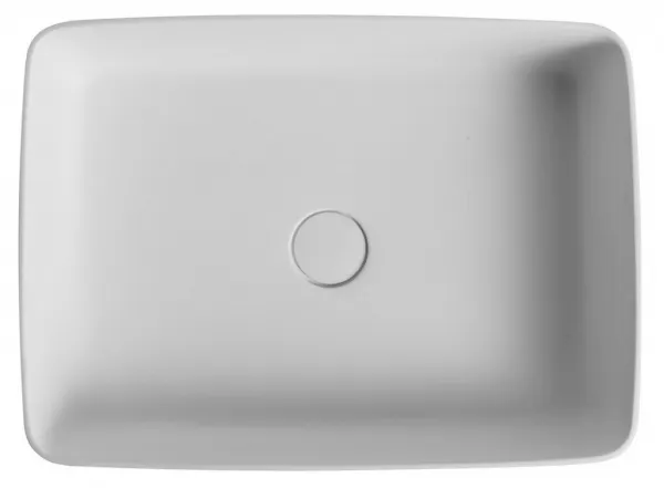 Umývadlo THIN na dosku, Rockstone, 50x37 cm, biele matné WN321