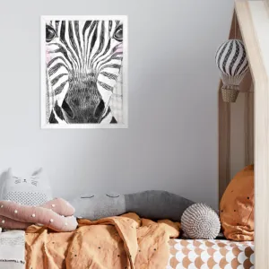 Dekorácie do detskej izby - Obraz zebra