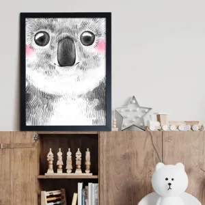 Dekorácie do detskej izby - Obraz koala