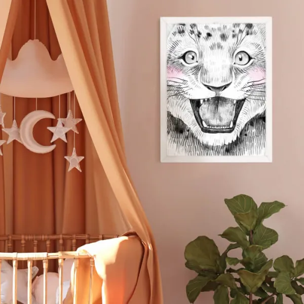 Obraz do detskej izby - Dekorácia gepard