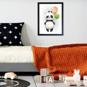 Panda s balónmi do detskej izby