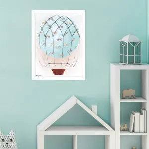 Obrazy na stenu do detskej izby - Retro balón