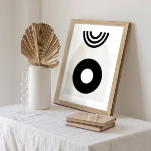 Čiernobiely obraz - kruh