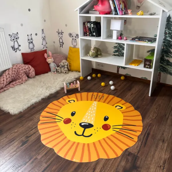 Detská podložka na hranie - Žltý lev
