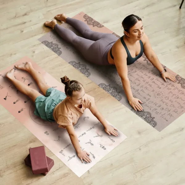 INSPIO podložka na cvičenie, vinylová karimatka s cvikmi, ako cvičiť doma