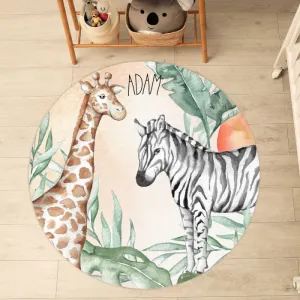 Podložky pre deti - Zebra a žirafa SAFARI