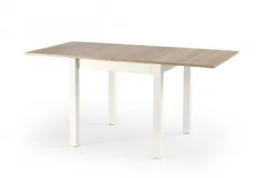 Rozkladací jedálenský stôl GRACJAN Halmar Biela