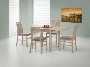 Rozkladací jedálenský stôl GRACJAN Halmar Biela