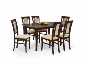 HALMAR Rozkladací jedálenský stôl Fryderyk 160/240 cm biely