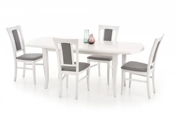 HALMAR Rozkladací jedálenský stôl Fryderyk 160/240 cm biely