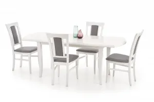 HALMAR Rozkladací jedálenský stôl Fryderyk 160/240 cm biely