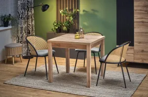 Rozkladací jedálenský stôl GRACJAN Halmar Biela