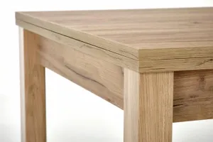 Rozkladací jedálenský stôl GRACJAN Halmar Biela