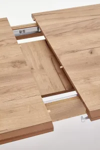 HALMAR Rozkladací jedálenský stôl Fryderyk 160/240 cm biely