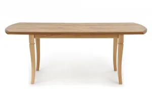 HALMAR Rozkladací jedálenský stôl Fryderyk 160/240 cm biely