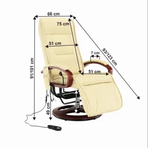 Masážne elektrické kreslo ARTUŠ Tempo Kondela
