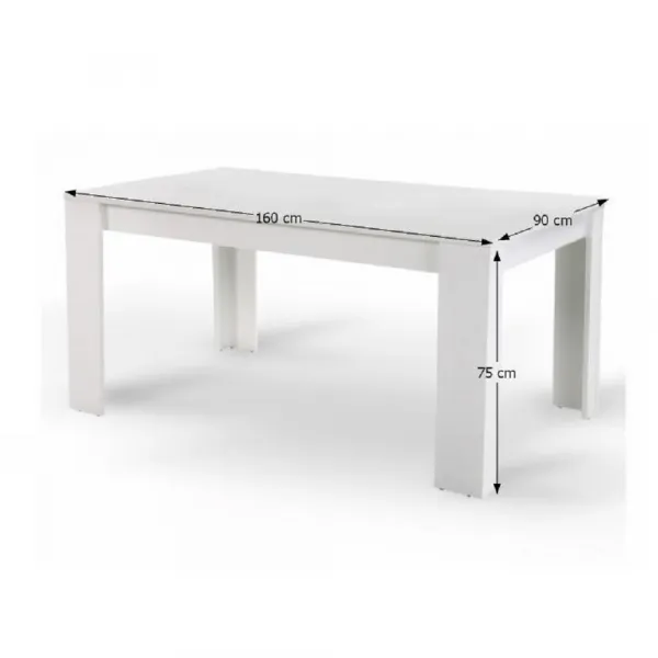 Jedálenský stôl TOMY NEW Tempo Kondela 140x80x75 cm