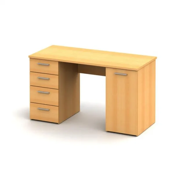 Písací stôl EUSTACH DTD Tempo Kondela Biela