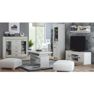 Vitrína INFINITY 04 Tempo Kondela Jaseň bílý