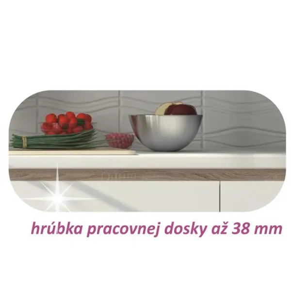 Kuchynská zostava LINE 260 Tempo Kondela Dub sonoma